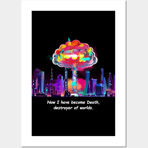 Colorfull Atomic Explosion Wall Art by InspirationPL